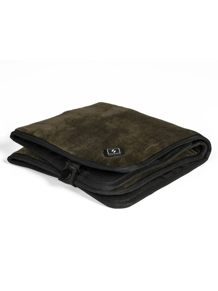 BACK ON TRACK beheizbares Sitzkissen / Bockdecke Arev, olive, 41 cm x 41 cm