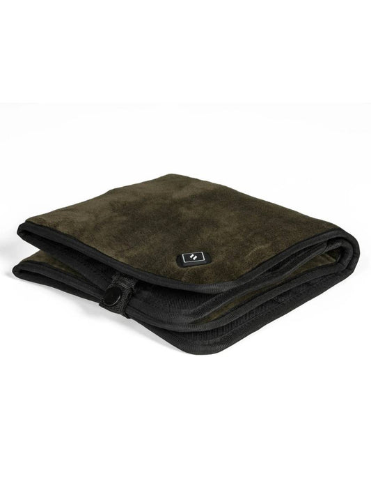 BACK ON TRACK beheizbares Sitzkissen / Bockdecke Arev, olive, 41 cm x 41 cm