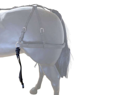 WEISSL Einschnallriemen (Rückhalteriemen, Gabelriemen, Scherrriemen) Einspänner TechComfort (Paar)