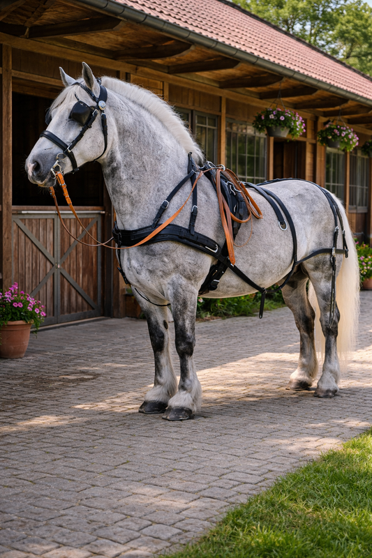 WEISSL Pferdegeschirr Brustblatt Einspänner PRO