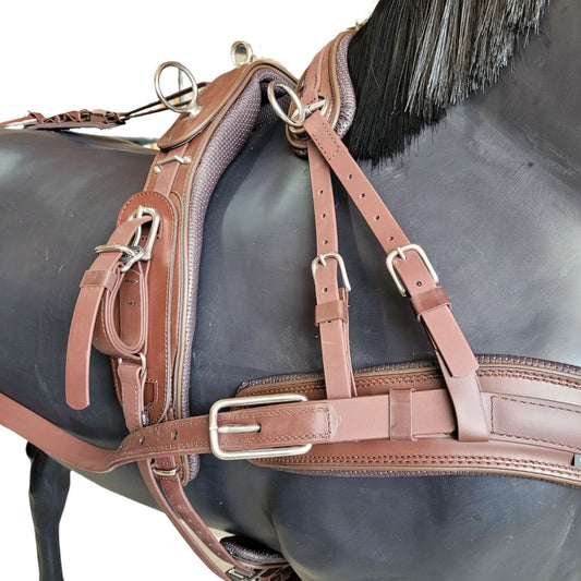 Arden borsttuig anatomisch lang Biothane paar (enkel onderdeel)