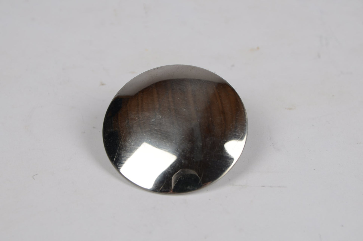 WEISSL Rosette für Fahrzaum / Kopfstück ohne Aufdruck silber, 55 mm