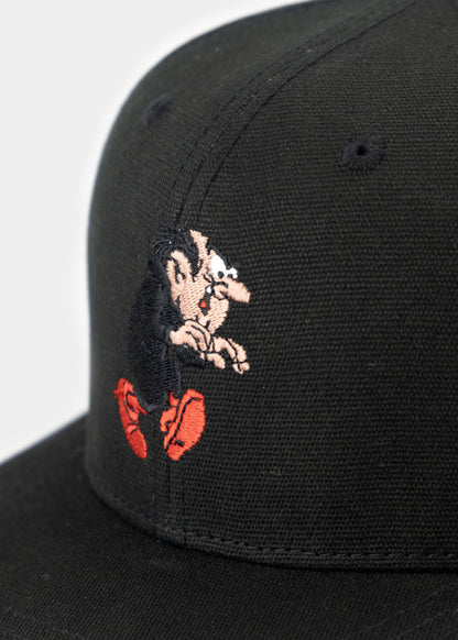 Bavarian Cap Gargamel: schwarz (Snapback)