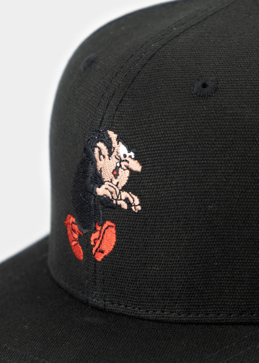 Bavarian Cap Gargamel: schwarz (Snapback)